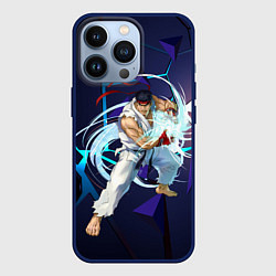 Чехол для iPhone 13 Pro Рю-Street Fighter, цвет: 3D-тёмно-синий