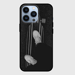 Чехол для iPhone 13 Pro Skateboard Black, цвет: 3D-черный