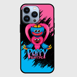 Чехол для iPhone 13 Pro GAME POPPY PLAYTIME HAGGY WAGGY AND KISSY MISSY, цвет: 3D-черный