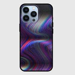 Чехол для iPhone 13 Pro WAVES ILLUSION, цвет: 3D-черный