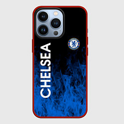 Чехол для iPhone 13 Pro Chelsea пламя, цвет: 3D-красный