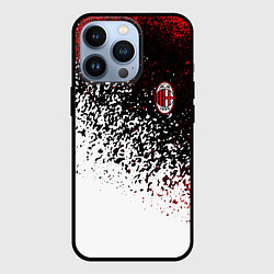 Чехол для iPhone 13 Pro Ac milan краска, цвет: 3D-черный