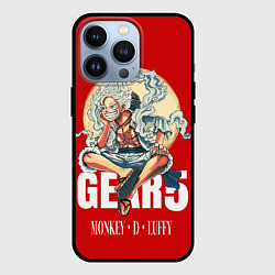 Чехол для iPhone 13 Pro ЛУФФИ 5 ГИР ONE PIECE На луне, цвет: 3D-черный