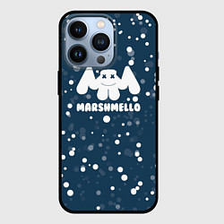 Чехол для iPhone 13 Pro Marshmello крапинки, цвет: 3D-черный