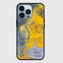 Чехол для iPhone 13 Pro Извержение Красок, цвет: 3D-черный