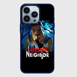 Чехол для iPhone 13 Pro Secret Neighbor, цвет: 3D-тёмно-синий