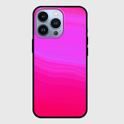 Чехол iPhone 13 Pro Neon pink bright abstract background