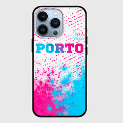 Чехол для iPhone 13 Pro Porto Neon Gradient, цвет: 3D-черный
