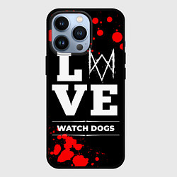 Чехол для iPhone 13 Pro Watch Dogs Love Классика, цвет: 3D-черный