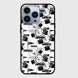 Чехол для iPhone 13 Pro American football club, цвет: 3D-черный
