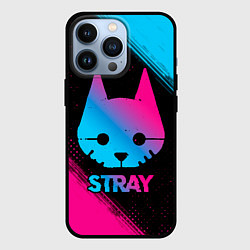 Чехол для iPhone 13 Pro Stray - Neon Gradient, цвет: 3D-черный