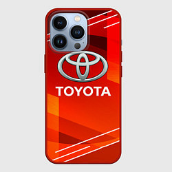 Чехол для iPhone 13 Pro Toyota Abstraction Sport, цвет: 3D-красный