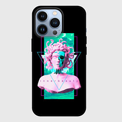 Чехол для iPhone 13 Pro Бюст Горгоны, цвет: 3D-черный