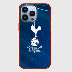 Чехол для iPhone 13 Pro Tottenham hotspur Соты абстракция, цвет: 3D-красный