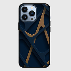 Чехол для iPhone 13 Pro Абстрактный фон сетка, цвет: 3D-черный