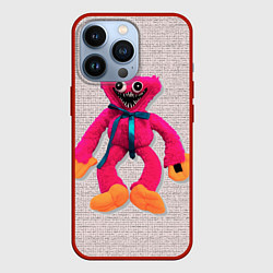 Чехол для iPhone 13 Pro Киси Миси объёмная игрушка - Kissy Missy, цвет: 3D-красный