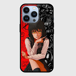 Чехол для iPhone 13 Pro Митака демон войны - человек бензопила, цвет: 3D-черный