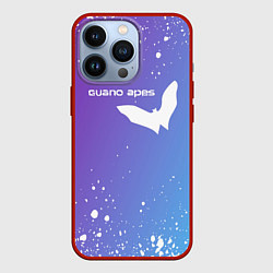 Чехол для iPhone 13 Pro Guano apes - Градиент, цвет: 3D-красный