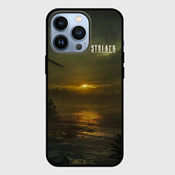 Чехол для iPhone 13 Pro STALKER Закат В Зоне Отчуждения, цвет: 3D-черный