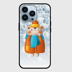 Чехол для iPhone 13 Pro Медведица в шубе, цвет: 3D-черный