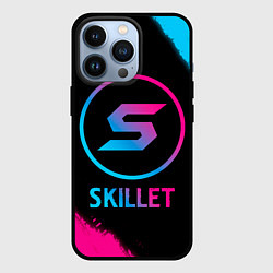 Чехол для iPhone 13 Pro Skillet - neon gradient, цвет: 3D-черный