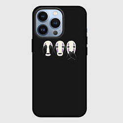 Чехол для iPhone 13 Pro Каонаси-Безликий, цвет: 3D-черный