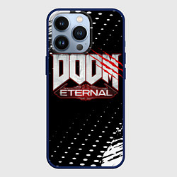 Чехол для iPhone 13 Pro Doom - краска, цвет: 3D-тёмно-синий