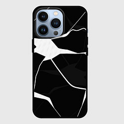 Чехол для iPhone 13 Pro Черно-белая классика, цвет: 3D-черный