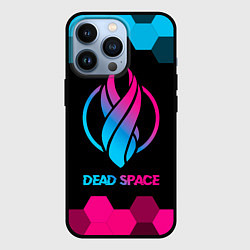 Чехол для iPhone 13 Pro Dead Space - neon gradient, цвет: 3D-черный