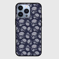 Чехол для iPhone 13 Pro Череп и челюсть, цвет: 3D-черный