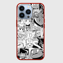 Чехол для iPhone 13 Pro Да я паук и что с того pattern, цвет: 3D-красный