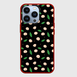 Чехол для iPhone 13 Pro Пельмени с лавровым листом и перцем, набор, цвет: 3D-красный