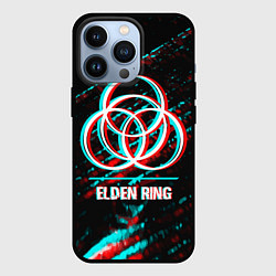 Чехол для iPhone 13 Pro Elden Ring в стиле glitch и баги графики на темном, цвет: 3D-черный