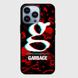 Чехол iPhone 13 Pro Garbage rock glitch