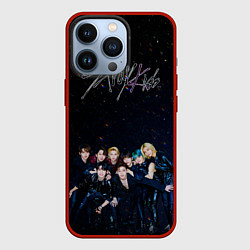 Чехол для iPhone 13 Pro Stray Kids boy band, цвет: 3D-красный