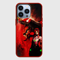 Чехол для iPhone 13 Pro Neon Genesis Evangelion Unit-02, цвет: 3D-красный