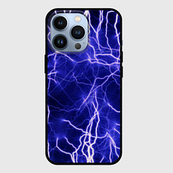 Чехол для iPhone 13 Pro Многочисленные молнии, цвет: 3D-черный