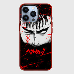 Чехол для iPhone 13 Pro BERSERK ГАТС, цвет: 3D-красный