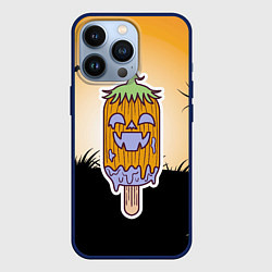 Чехол для iPhone 13 Pro Тыквенное мороженое, цвет: 3D-тёмно-синий