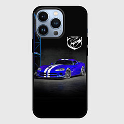 Чехол для iPhone 13 Pro Dodge Viper SRT GTS, цвет: 3D-черный