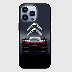 Чехол для iPhone 13 Pro Citroen - Racing team - Motorsport, цвет: 3D-черный