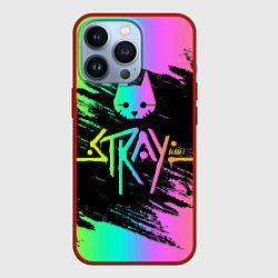 Чехол для iPhone 13 Pro Stray gradient, цвет: 3D-красный