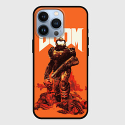 Чехол для iPhone 13 Pro DOOM - Doomguy, цвет: 3D-черный