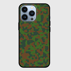 Чехол для iPhone 13 Pro Камуфляж WW2 Soviet, цвет: 3D-черный