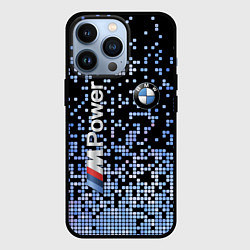 Чехол для iPhone 13 Pro BMW - M Power - pattern, цвет: 3D-черный