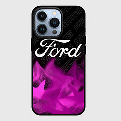 Чехол для iPhone 13 Pro Ford pro racing: символ сверху, цвет: 3D-черный