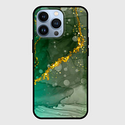 Чехол для iPhone 13 Pro Изумрудная фантазия, цвет: 3D-черный