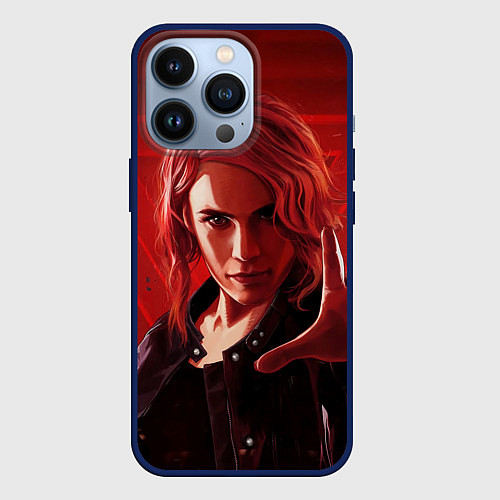 Чехол iPhone 13 Pro Джесси Фейден арт / 3D-Тёмно-синий – фото 1