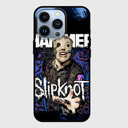 Чехол для iPhone 13 Pro Slipknot hammer blue, цвет: 3D-черный