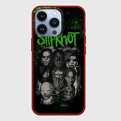 Чехол для iPhone 13 Pro Slipknot, цвет: 3D-красный